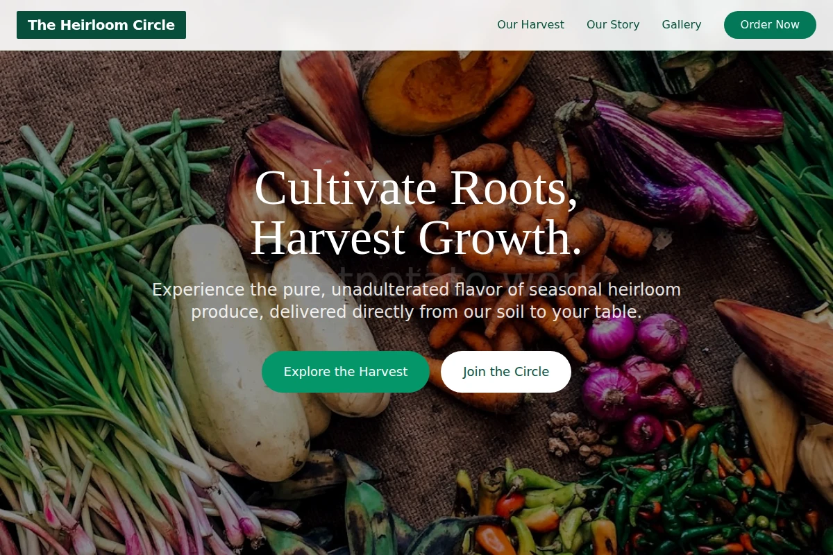 Agrarian Farm Food Service