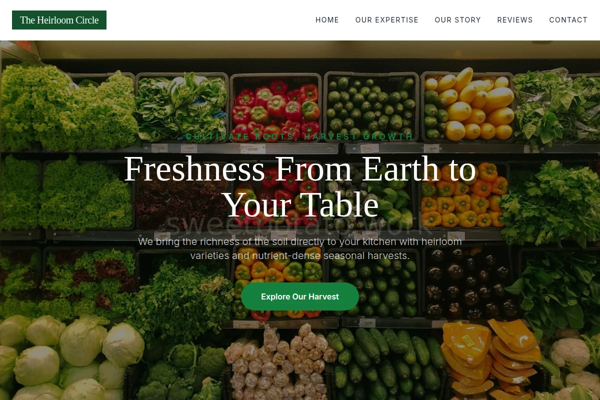 Rustic Farm Food Service