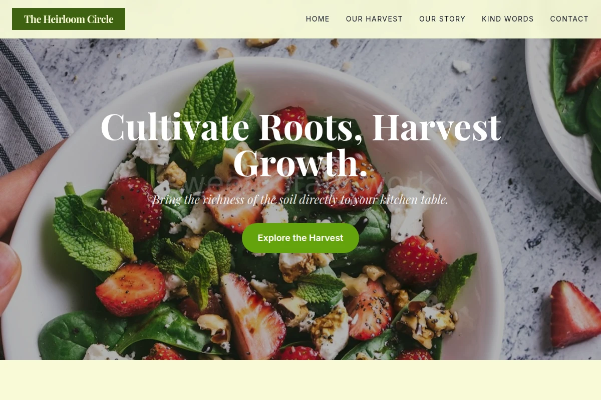 Heirloom Farm Food Service