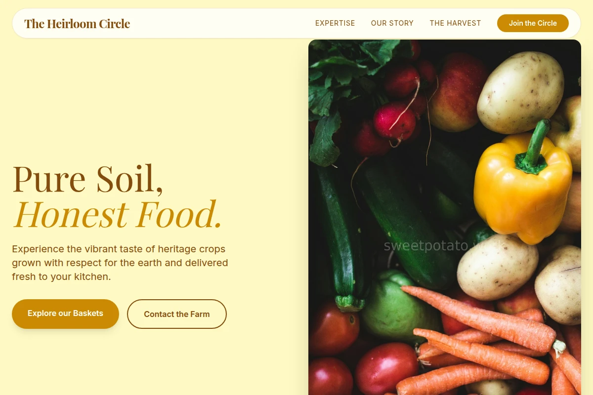 Organic Farm Food Service