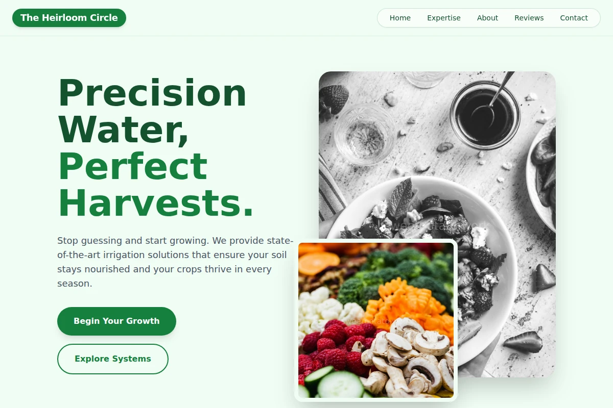 Irrigation Farm Food Service