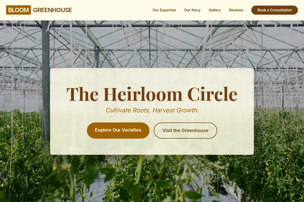 Bloom Greenhouse