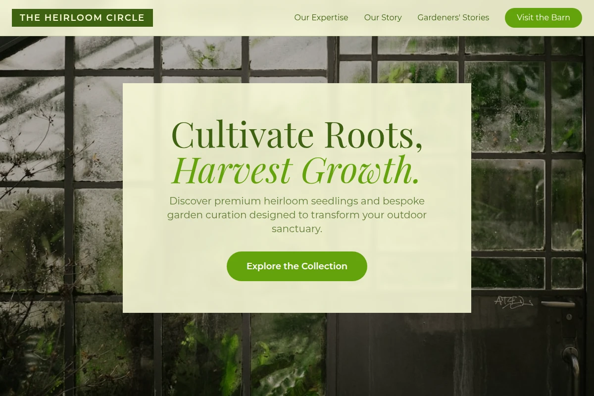 Barn Greenhouse