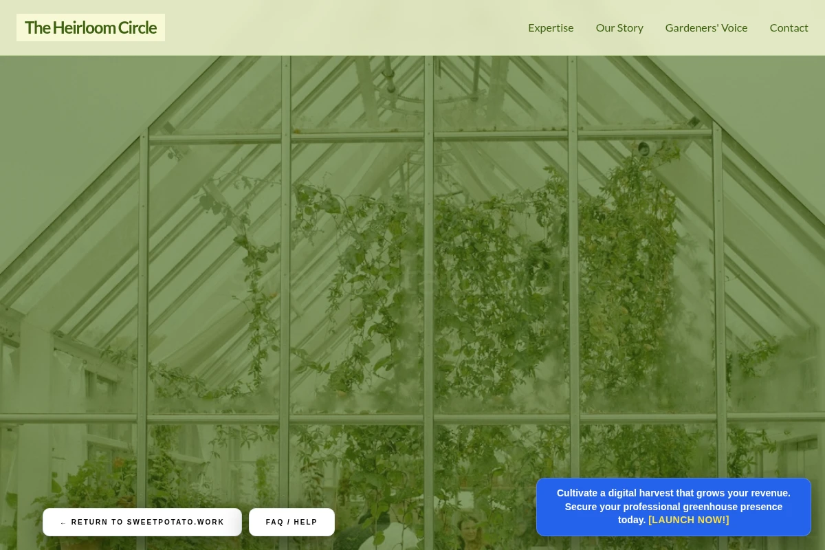 Rustic Greenhouse