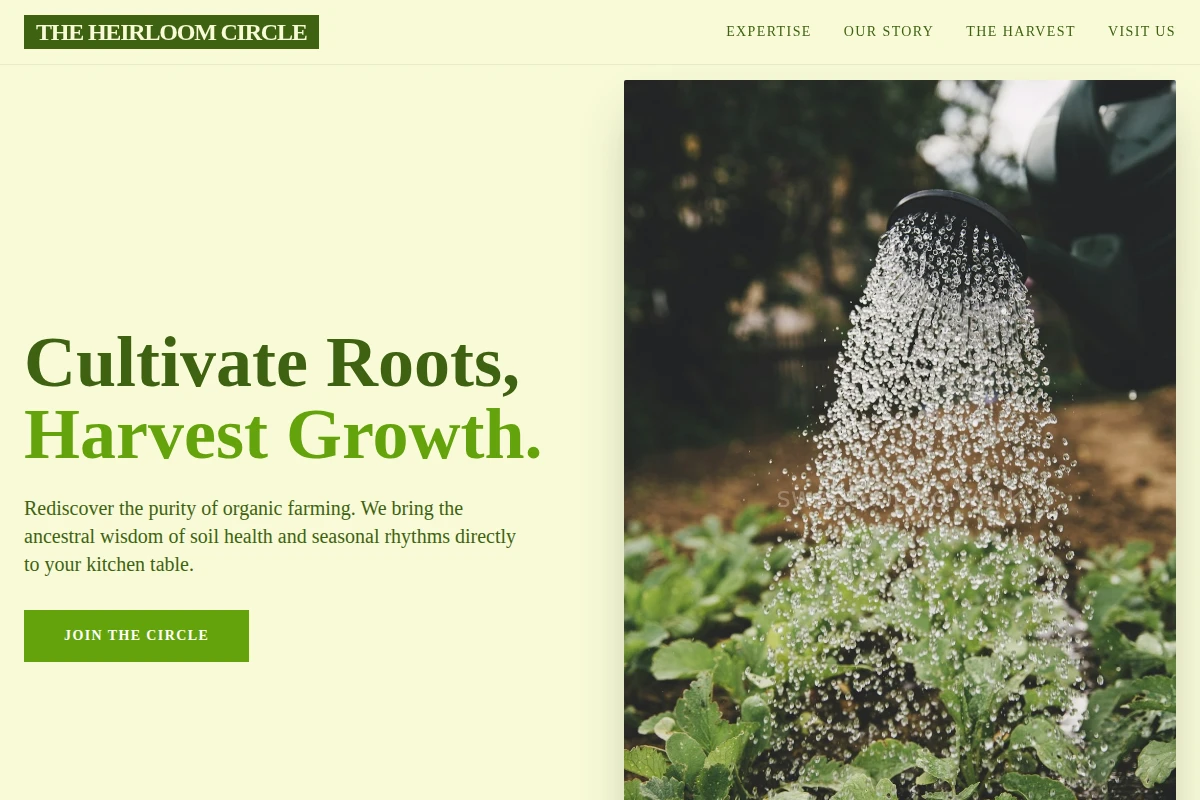 Tillage Organic Food