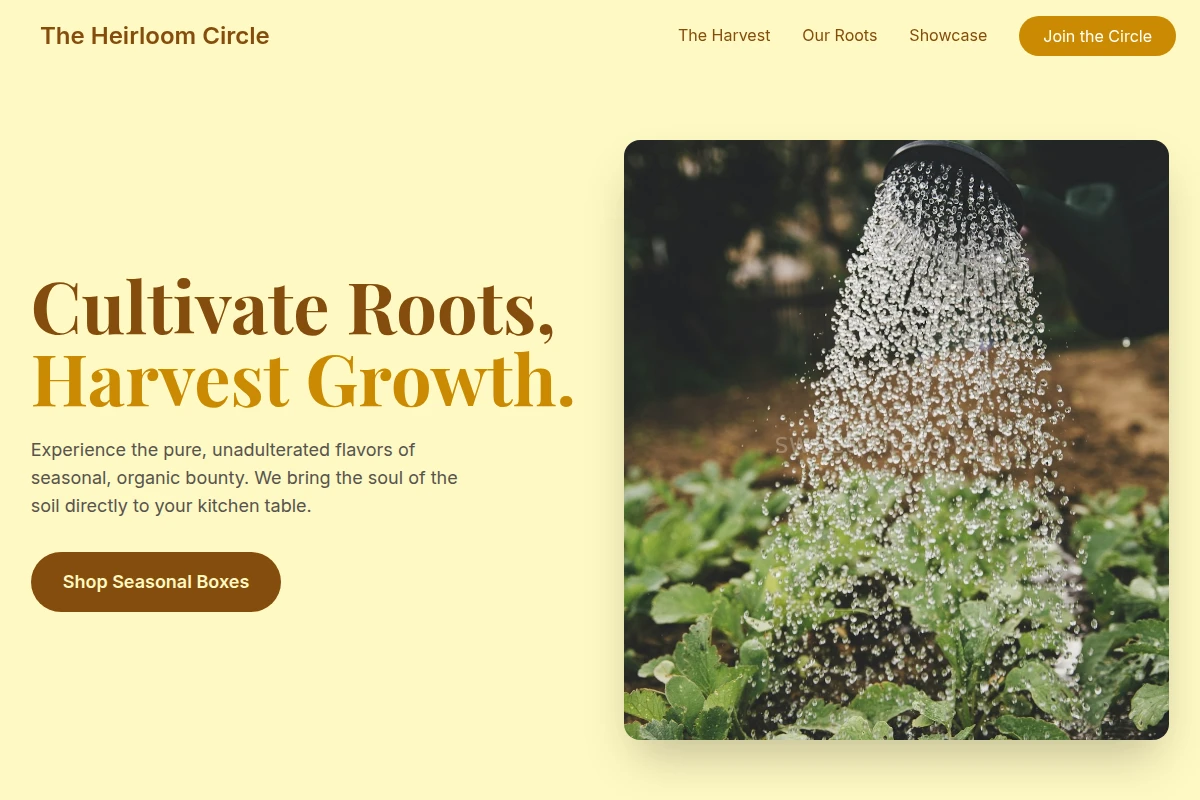 Rustic Organic Food