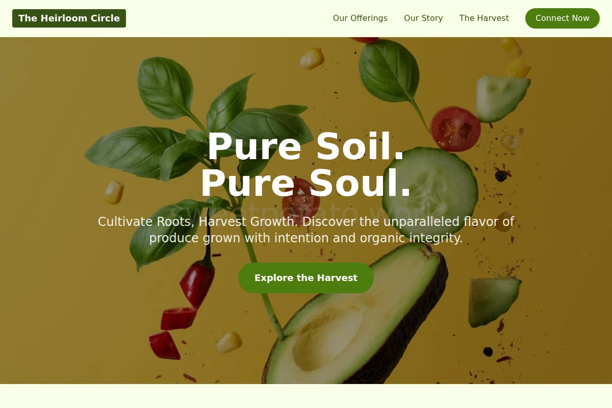 Garden Organic Food