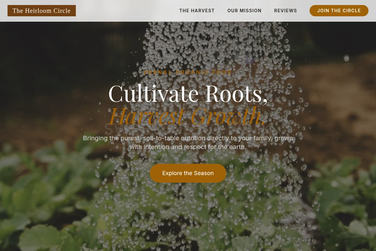 Vernal Organic Food