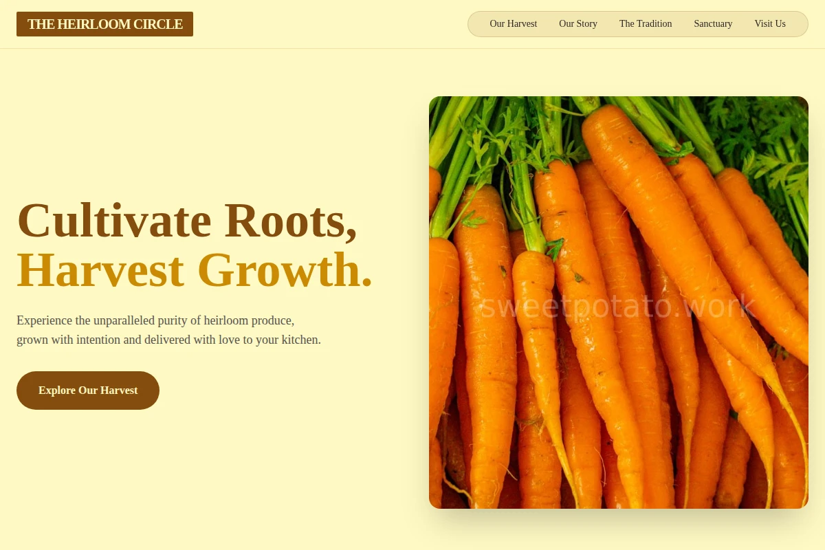 Heirloom Organic Food