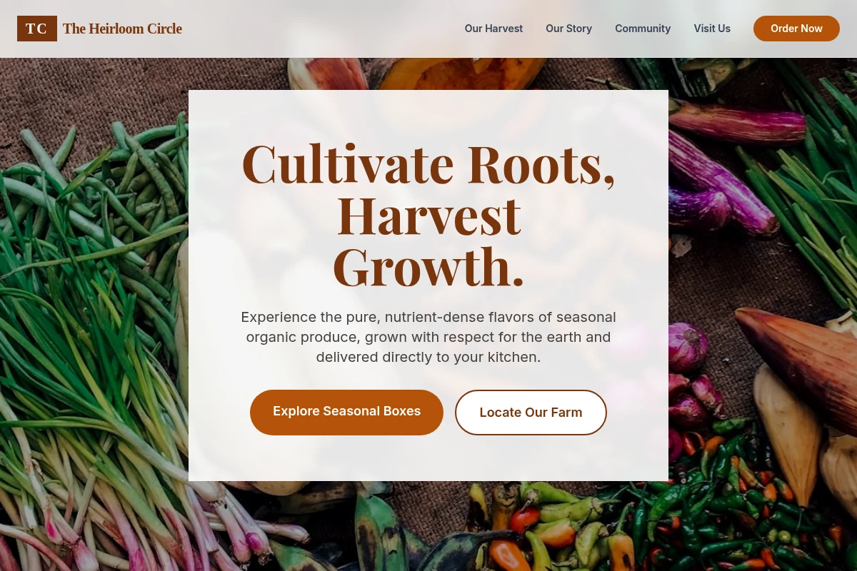 Sustainable Organic Food