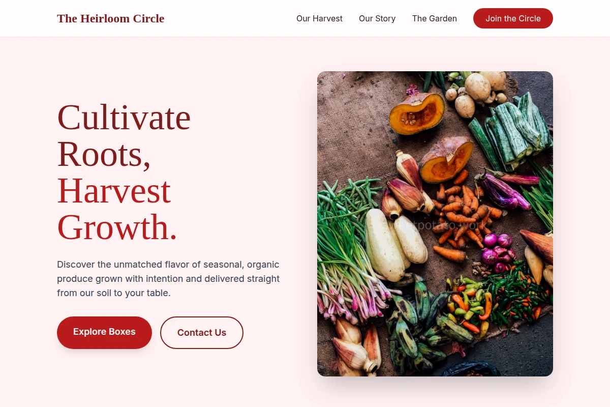 Garden Organic Food