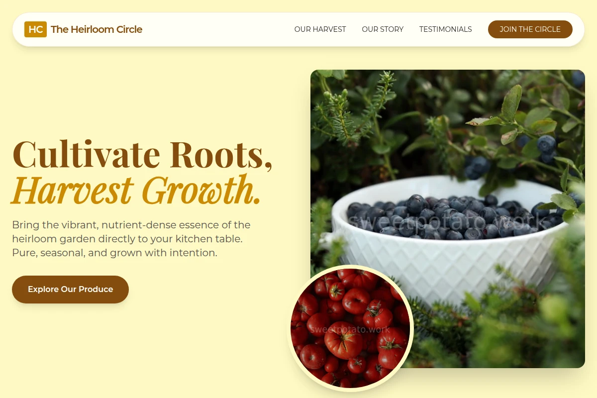 Annual Organic Food